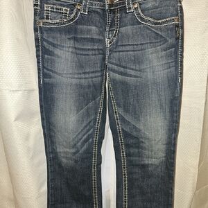 Silver Jeans Women's Boot Cut in Washed Blue